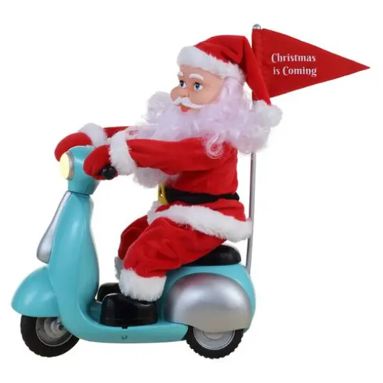 14.5" Scootin' Santa {1}