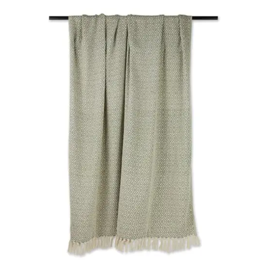 DII&reg; Double Diamond Throw Artichoke Green {4}