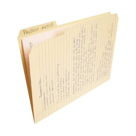 Find It Trading Manila File Folder Notepad {4}