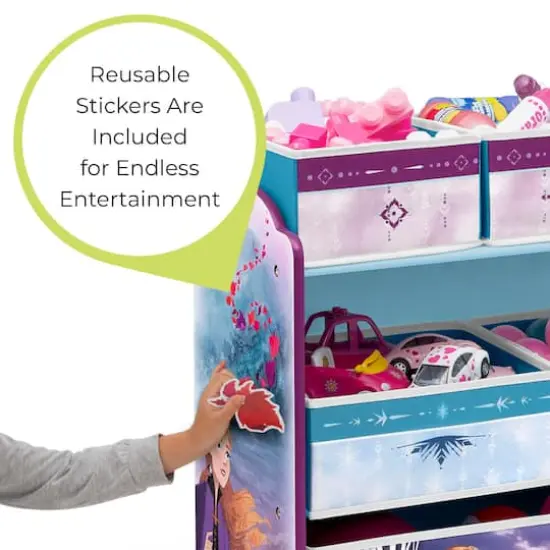 Delta Children Frozen II Deluxe Multi Bin Toy Organizer {3}