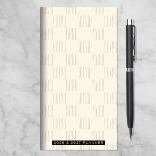 2026-2027 Checkerboard Small Monthly Pocket Planner {7}