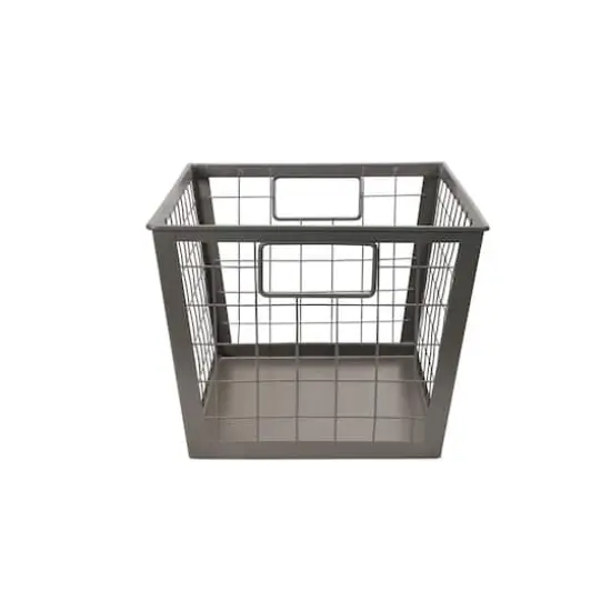 12.5" Gray Wire Multifunctional Basket {3}