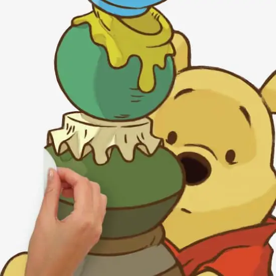 RoomMates Winnie the Pooh Peel & Stick Inches Growth Chart {7}