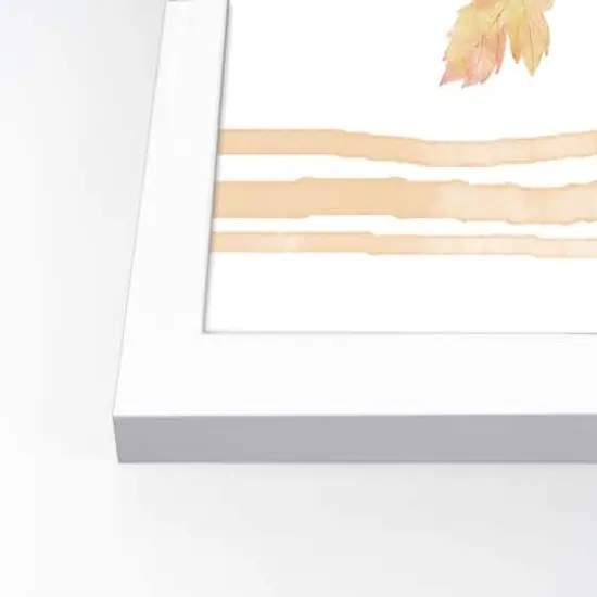 Give Thanks Wall Accent in White Frame {3}