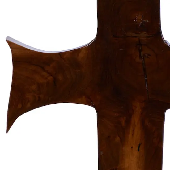 Brown Teak Wood Eclectic Style Wall Decor 20" x 10" x 1" {4}