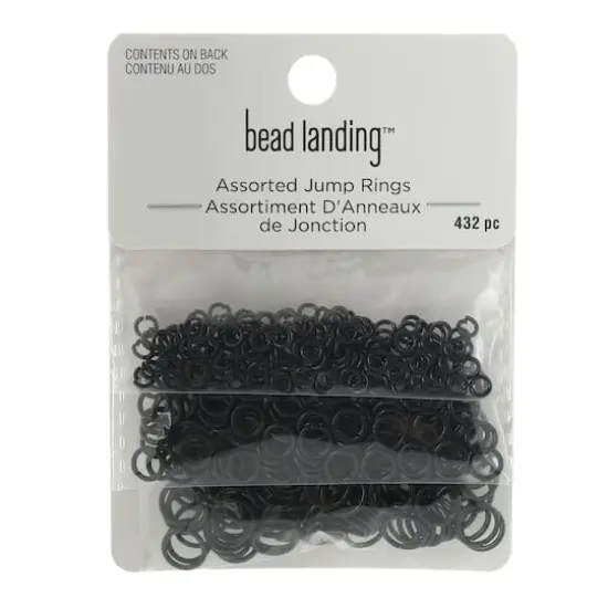 Assorted Jump Rings by Bead Landing&trade; Black {1}