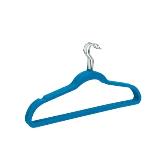 Simplify Slim Velvet Suit Hangers, 25ct. Neon {8}