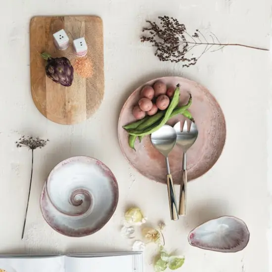 Hello Honey&reg; 12" Red Travertine Elegance Food Tray {5}