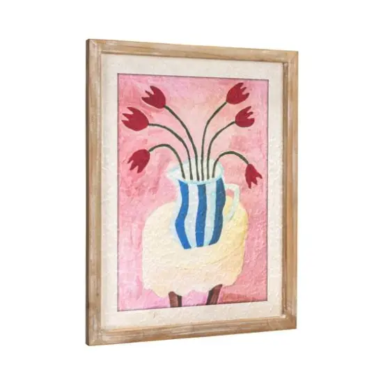 Hello Honey® Multicolor Framed Flower Still Life Framed Wall Décor {1}