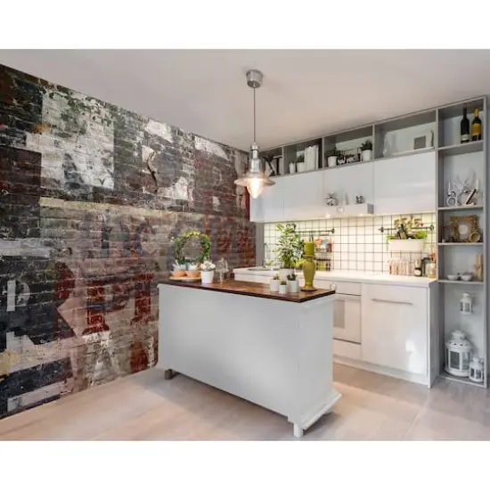 Wall Rogues Warehouse Brick Wall Mural {3}