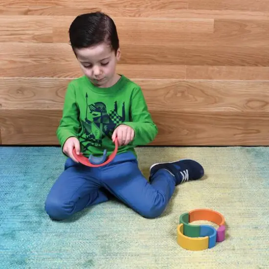 TickiT&reg; Wooden Rainbow Architect Arches {9}