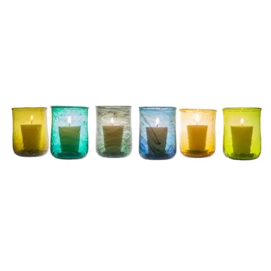 Hello Honey&reg; 10oz. Hand Blown Multipurpose Drinking Glass & Votive Holder Set {1}