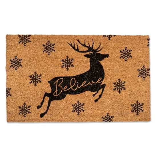 Believe Reindeer Doormat {1}