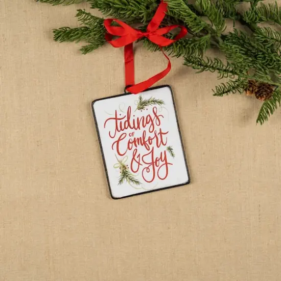 12ct. Holiday Sentiment Ornament {4}