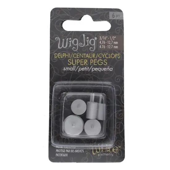 The Beadsmith&reg; Wig Jig&reg; Delphi, Centaur & Cyclops Super Pegs, 6ct. {3}