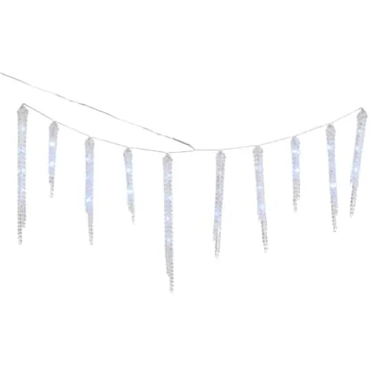 Crystal Icicles with LED Lights Decoration {6}