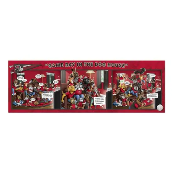 NFL Game Day in the Dog House 1,000 Piece Puzzle Tampa Bay Buccaneers {4}