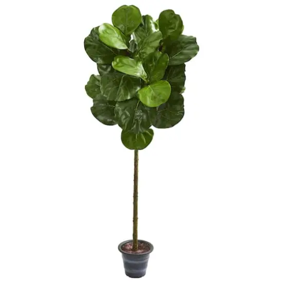4ft. Fiddle Leaf Tree with Decorative Planter {1}