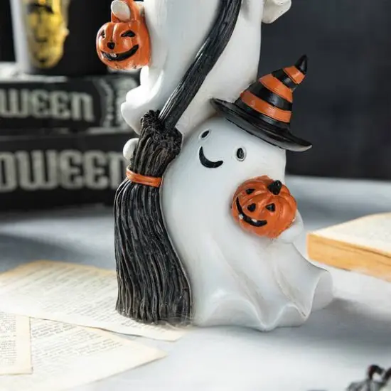 Glitzhome&reg; 13" Halloween Stacked Ghost Table D&eacute;cor {6}