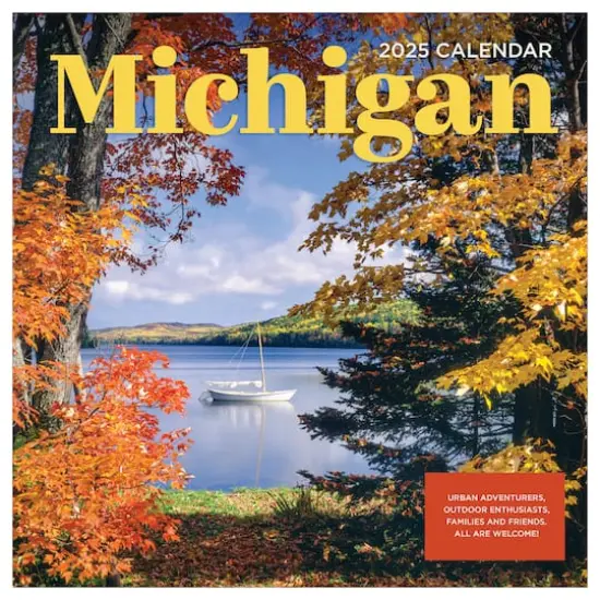 TF Publishing 2025 Michigan Wall Calendar {1}
