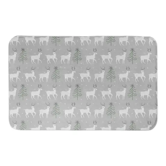 Designs Direct Deer & Tree Pattern Bath Mat, 34" x 21" {1}