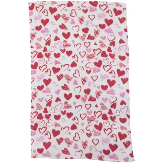 Plaid & Hearts Valentine's Day Kitchen Tea Towels Set {5}