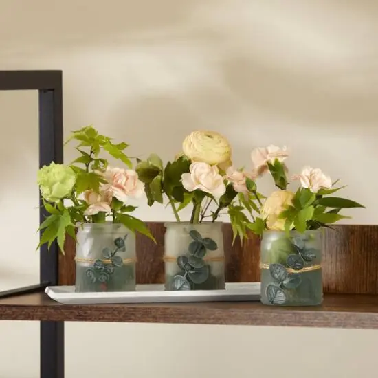 Kate Aspen 4 Piece Frosted Votive & Tray Set {9}