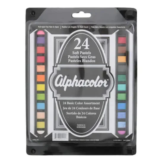 Quartet&reg; Alphacolor&trade; 24 Color Square Pastel Set {1}