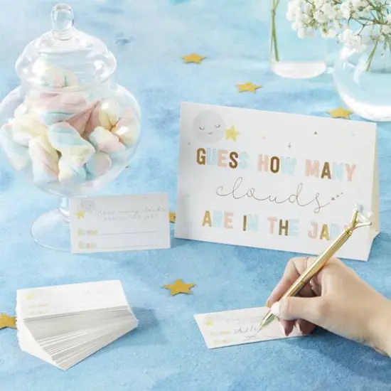 Kate Aspen&reg; Twinkle Twinkle Advice Card & Baby Shower Game Set {4}