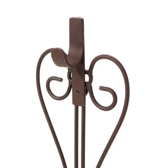 Village Lighting Elegant Adjustable Fireplace Mantle Wreath Hanger {7}