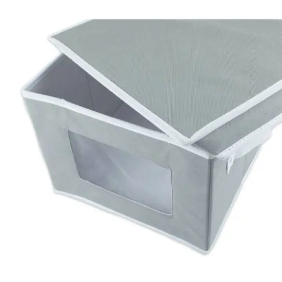 DII&reg; Gray Salad Plate Dish Storage Container {6}