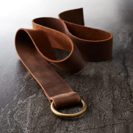 Brown Leather Strip by ArtMinds&trade; {3}