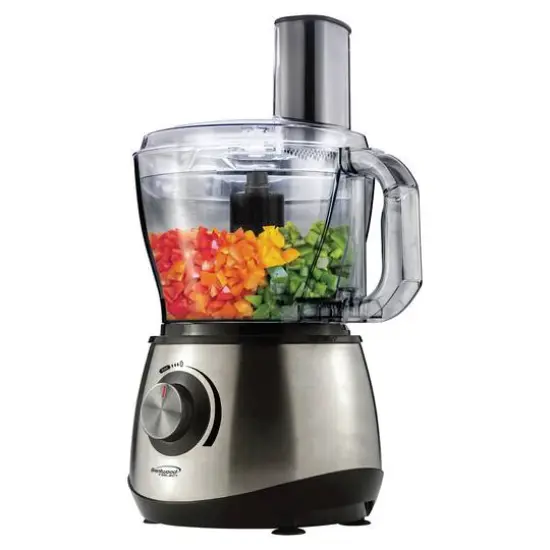 Brentwood 12-Cup 600-Watt Stainless Steel Food Processor {5}
