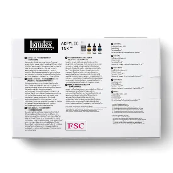Liquitex&reg; Professional Deep Colors Pouring Technique Set {5}