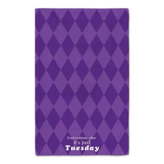 Everywhere Just Tuesday Mardi Gras Tea Towel Set {5}