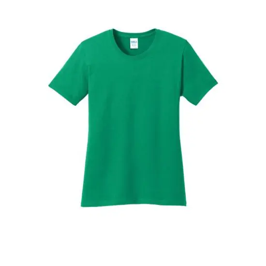 Port & Company&reg; Colors Core Cotton Ladies T-Shirt Kelly {1}