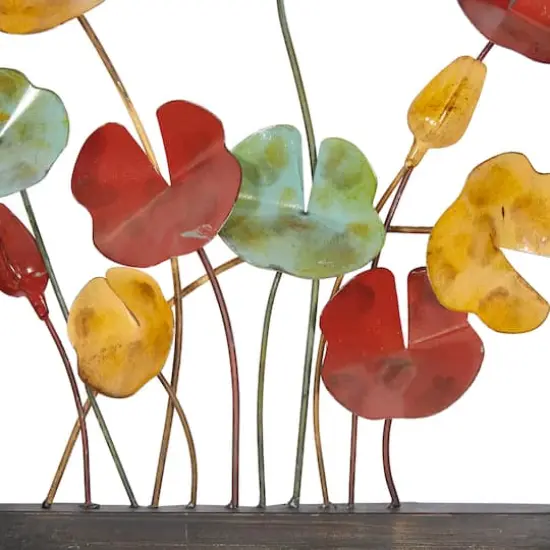 Multicolor Metal Traditional Floral Wall D&eacute;cor Set, 4ct. {4}