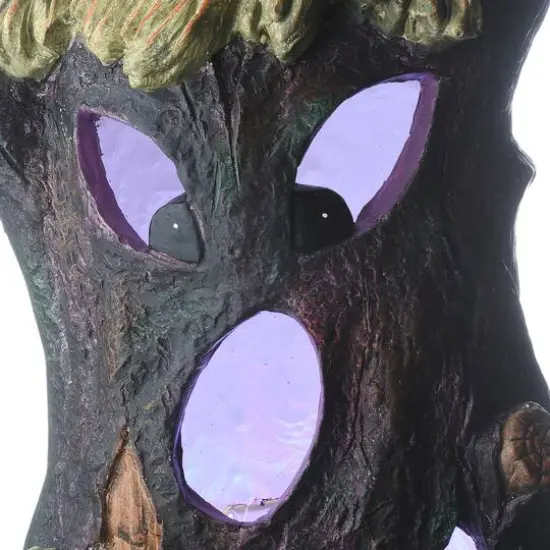 18" LED Haunted Tree Trunk {6}