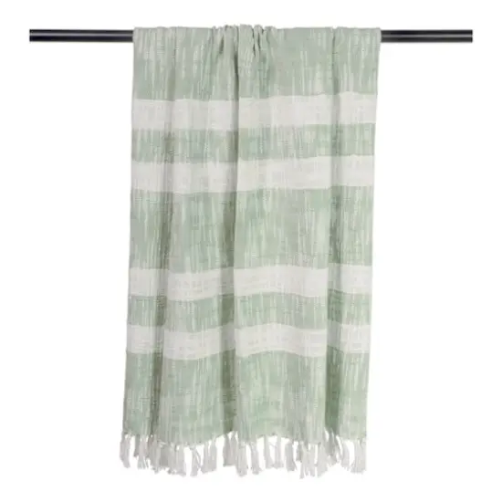 DII&reg; Mint Slub Stripe Throw {7}