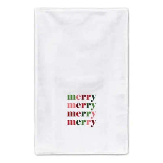 Colorful Merry Tea Towels - Set of 2 {4}