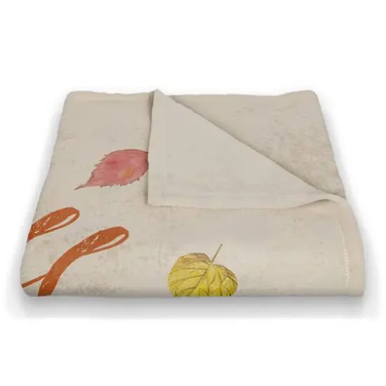Hello Fall Scarecrow Coral Fleece Throw {3}