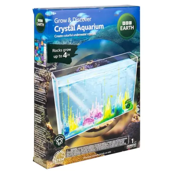 BBC Earth Grow & Discover Crystal Aquarium {7}