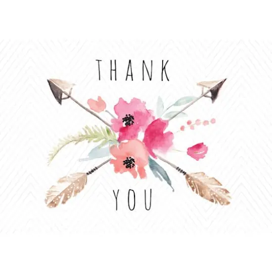 JAM Paper Blank Free Spirit Thank You Cards Set, 36ct. {6}