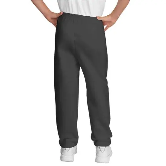 Port & Company&reg; Youth Core Fleece Sweatpants Charcoal {6}