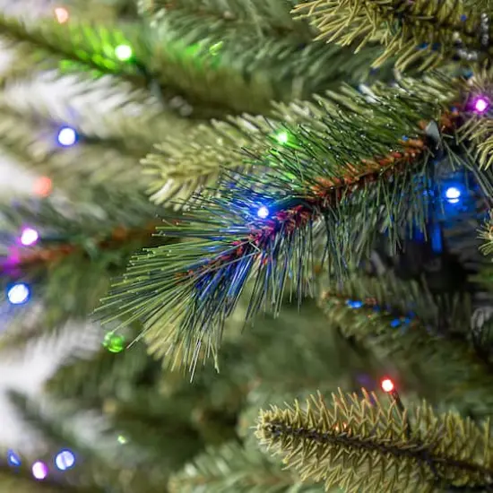 7.5ft. Pre-Lit Glendale Spruce Artificial Christmas Tree, LumaDazzle™ Color Changing LED Lights by Ashland® {4}