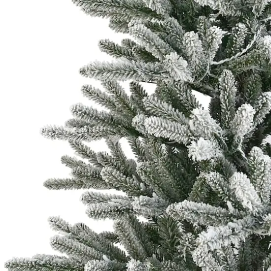 7.5ft. Pre-Lit Mountain View Spruce Artificial Christmas Tree, Clear LED Lights {6}