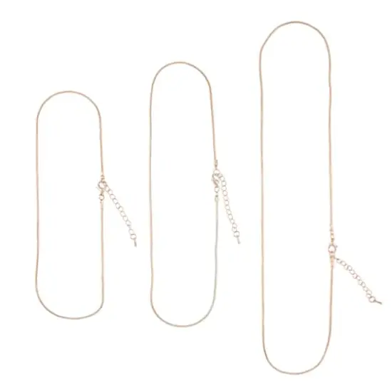 Snake Necklace Set by Bead Landing&trade; 14K Rose Gold {3}