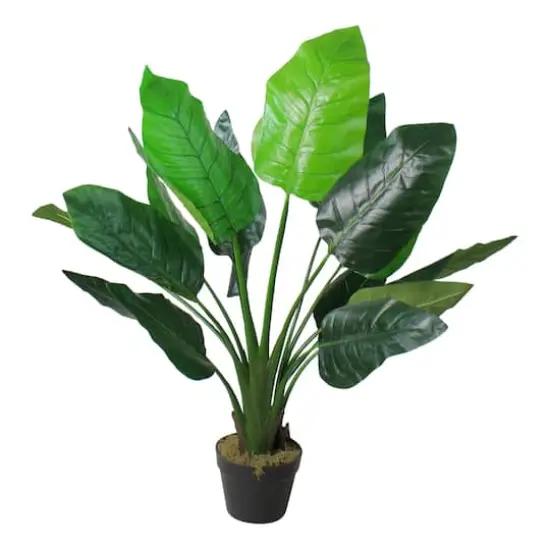 3.5ft. Potted Green Artificial Bird of Paradise Plant {1}