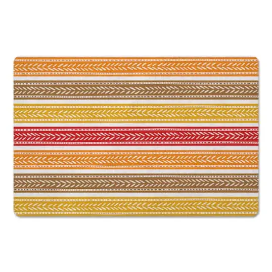 Fall Stripes Floor Mat {1}