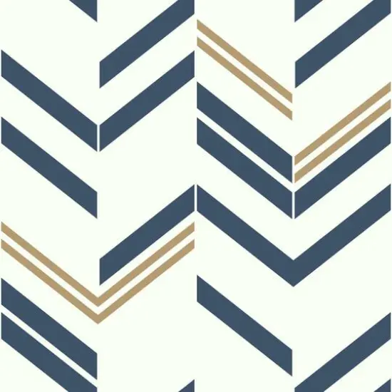 RoomMates Chevron Stripe Peel & Stick Wallpaper Gray {2}